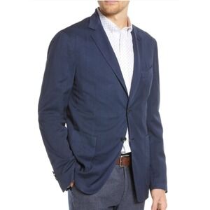 Nordstrom 1901 Mens Extra Trim Fit Garment Dyed Wool Sport Coat Size 42 NWT